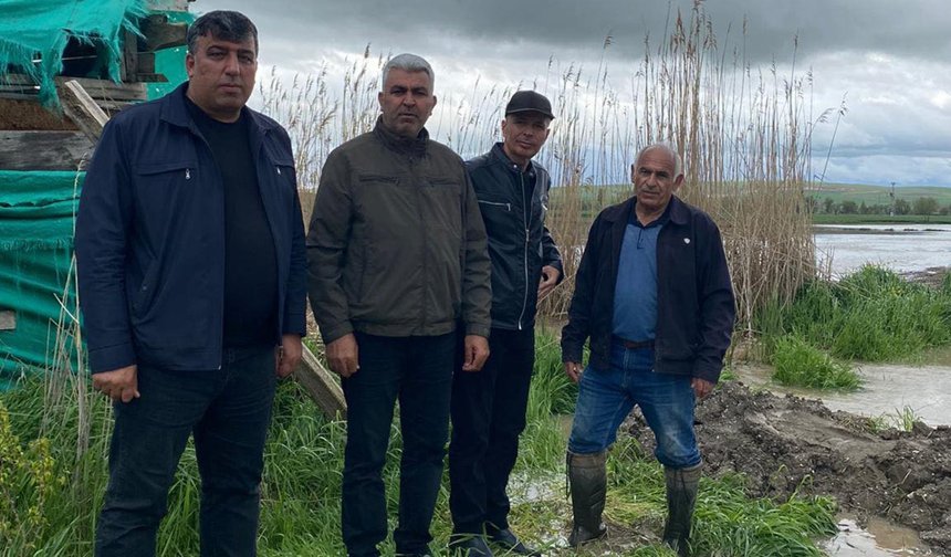 İsahacı Köyü’ndeki taşkın yerinde incelendi