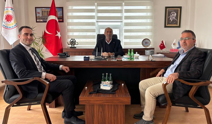 Ziraat Bankası Alaca Şubesi’nden Ticaret Borsası’na ziyaret