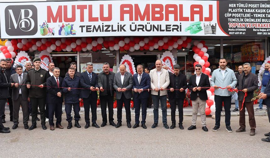 Mutlu Ambalaj açılış töreni ile hizmete açıldı