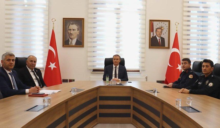 Alaca’da okul güvenliği toplantısı düzenlendi