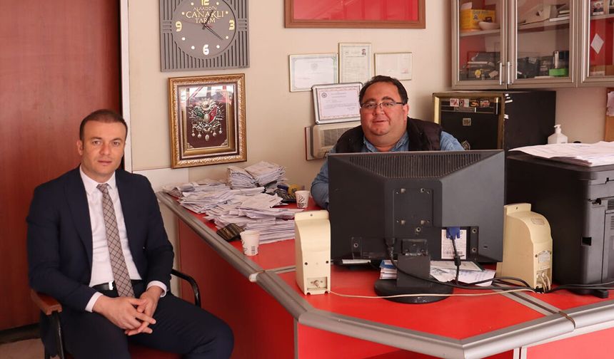 Kaymakam Dinçer’den esnaf ziyareti