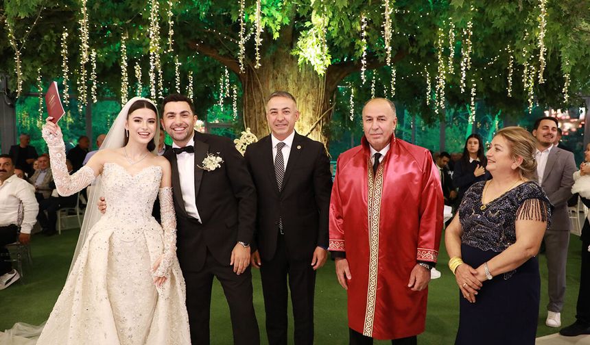 Atilla Kaluç, oğlunu evlendirdi