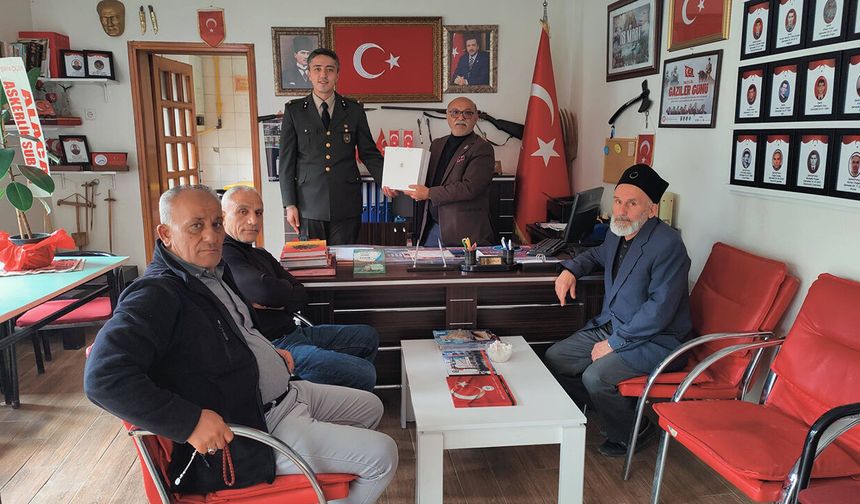 Alaca’da şehit aileleri ve gaziler derneğine ziyaret