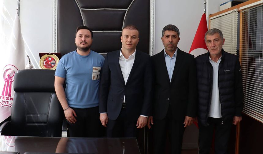 Kaymakam Meriç Dinçer, Murat Odabaş’ı ziyaret etti