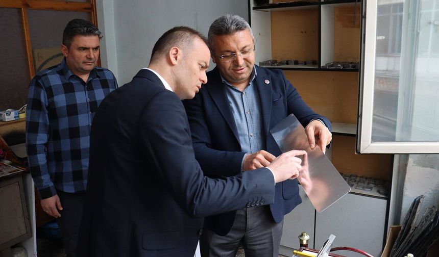 Kaymakam Meriç Dinçer’den Mustafa Erbaş'a ziyaret