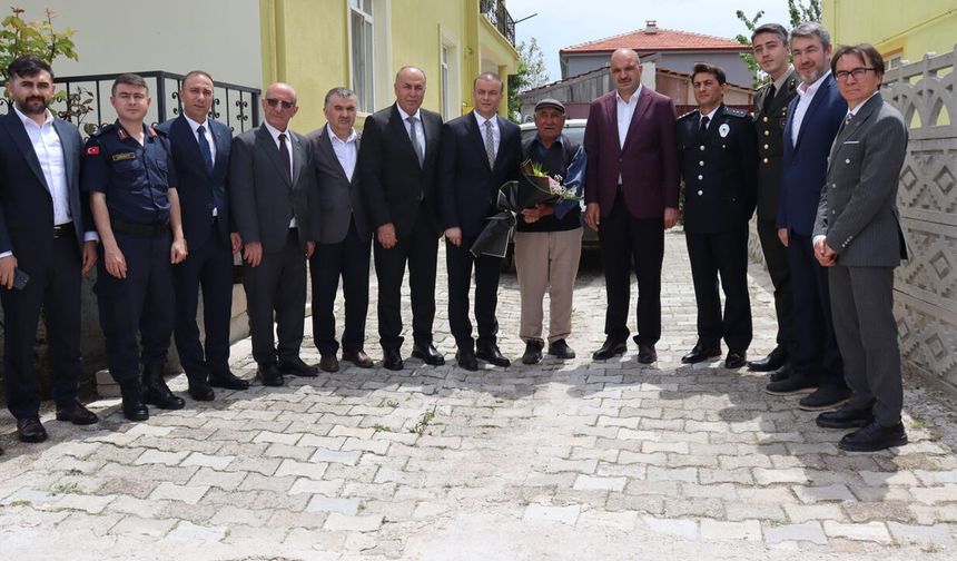 Şehit ailesi ve gazilere bayram ziyareti