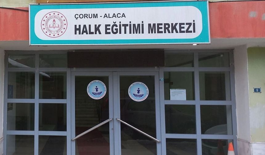 Alaca Halk Eğitim Merkezi’nden açık öğretim duyurusu