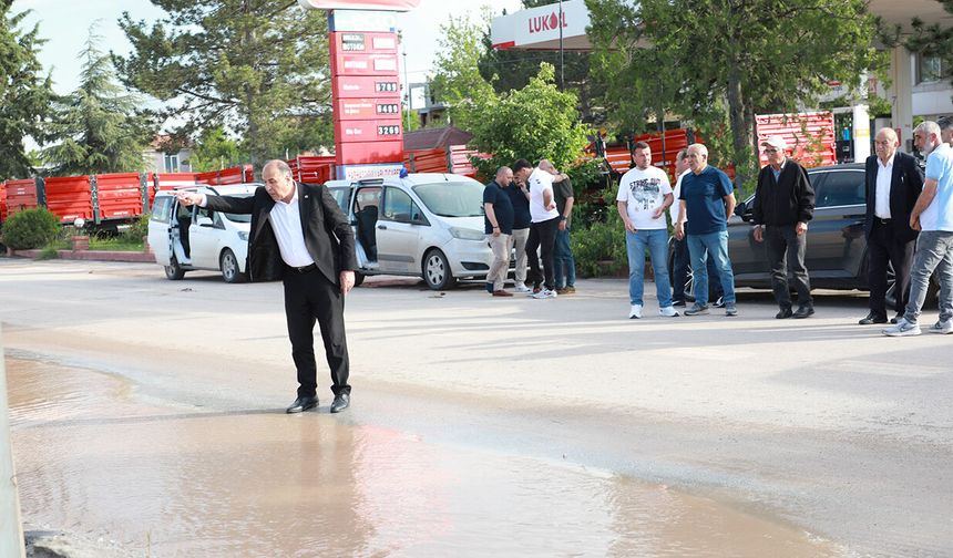 Başkan Arslan sel bölgesinde incelemelerde bulundu