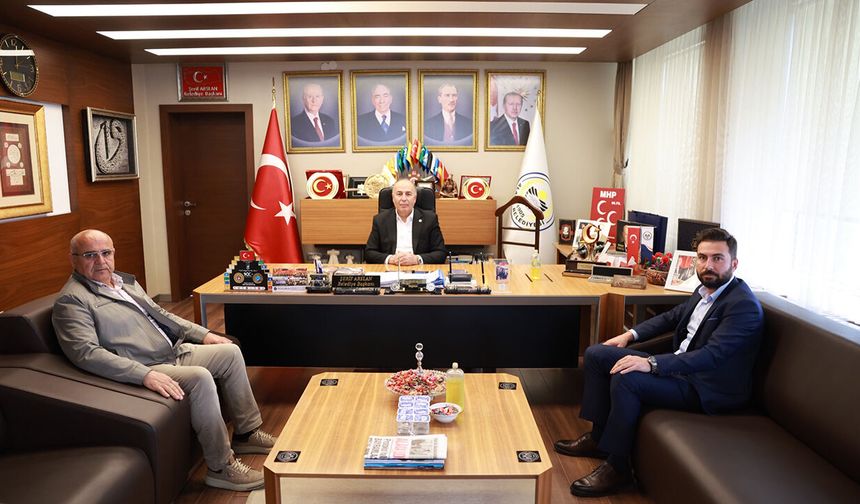 HAK-İŞ yöneticilerinden Başkan Arslan'a ziyaret