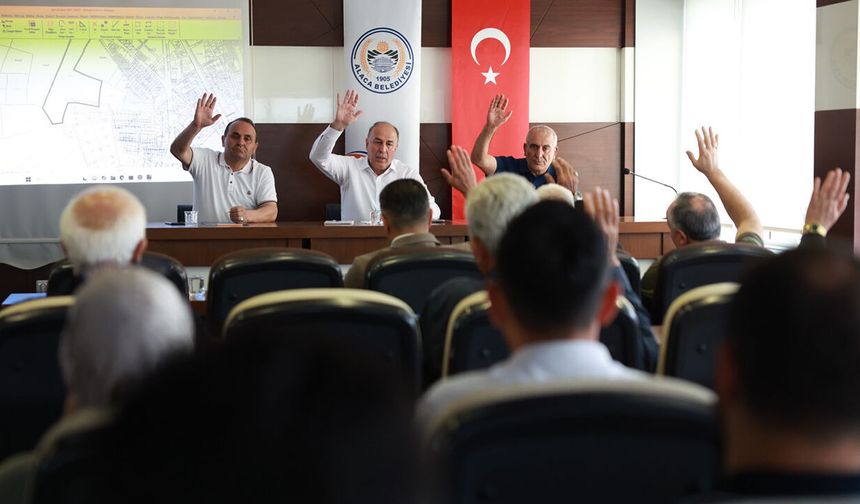 Alaca Belediye Meclisi haziran ayı gündemiyle toplandı