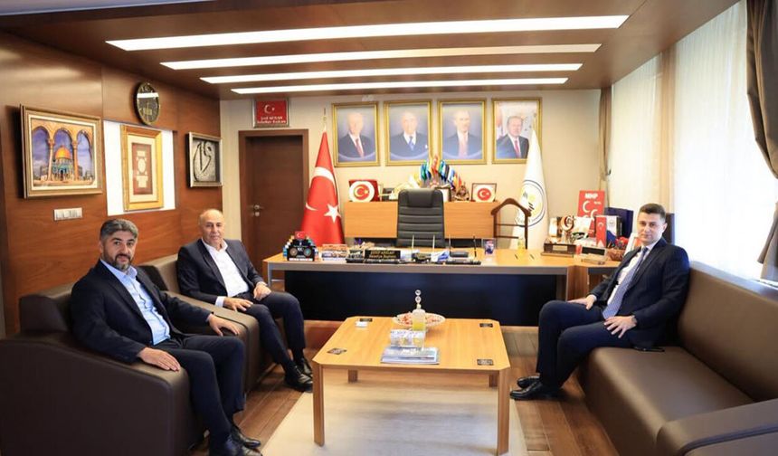 Adalet Komisyonu Başkanı Güvenç’ten Başkan Arslan’a ziyaret