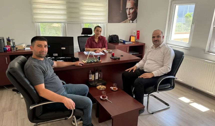 Mücahit Gürsoy'dan Alaca TMO'ya ziyaret