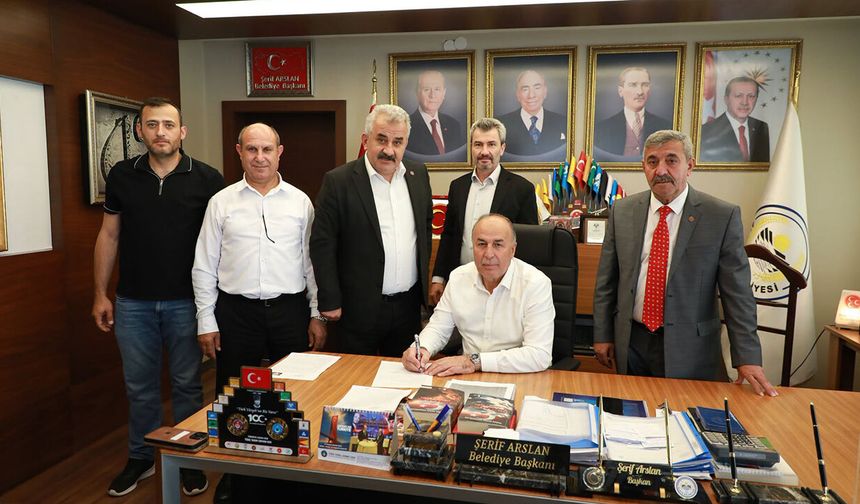 Alaca Belediyesi’nde sosyal denge sözleşmesi