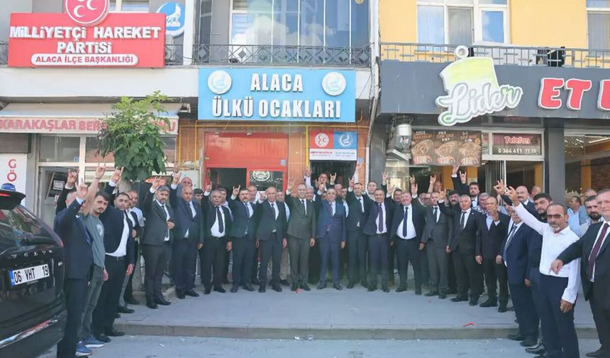 Alaca MHP’ye yeni hizmet binası