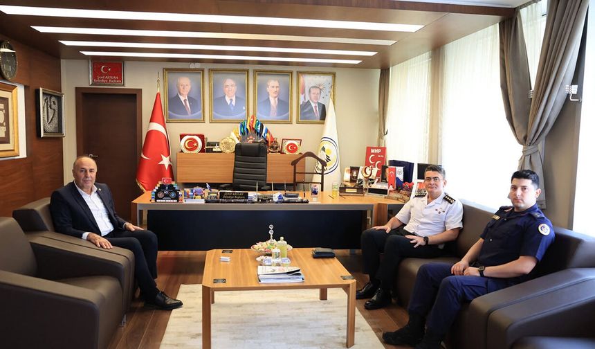 İl Jandarma Komutanı Ayvaz’dan Başkan Arslan’a ziyaret