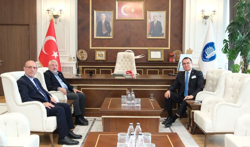 İrfan Demiröz ve Günser Şirin, Başkan Aşgın ile görüştü
