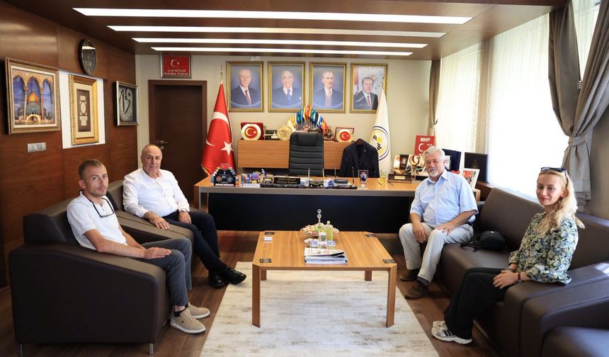 Alacahöyük Kazı Heyeti’nden ziyaret