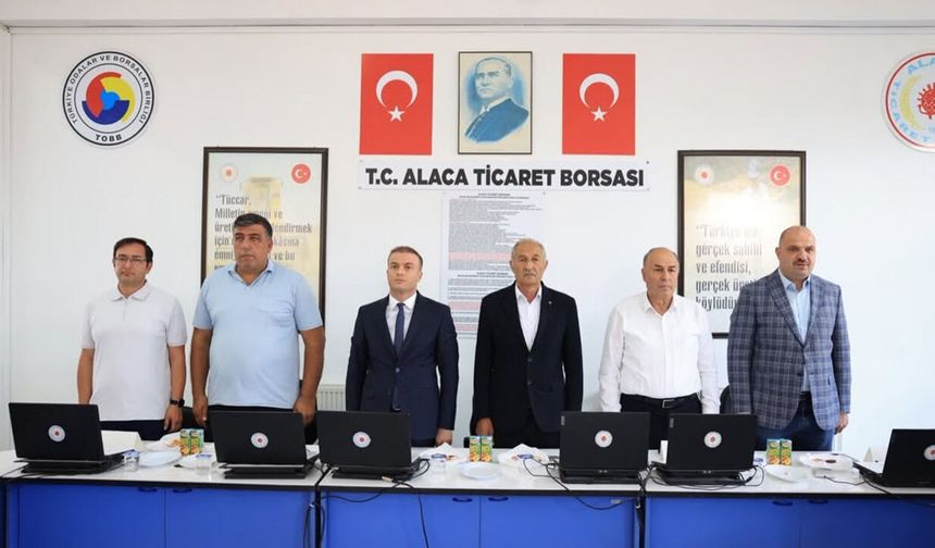 Alaca Ticaret Borsası’nda yeni hasat sezonu başladı