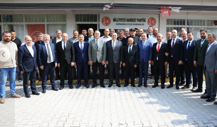 MHP Heyetinden Boğazkale İlçe Başkanlığı’na Ziyaret