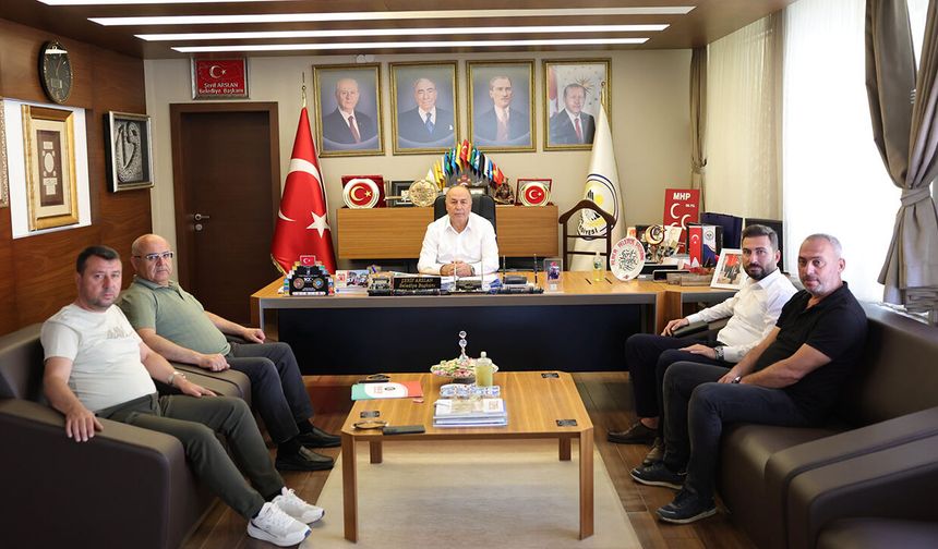 Hizmet-İş Sendikası’ndan Başkan Şerif Arslan’a ziyaret