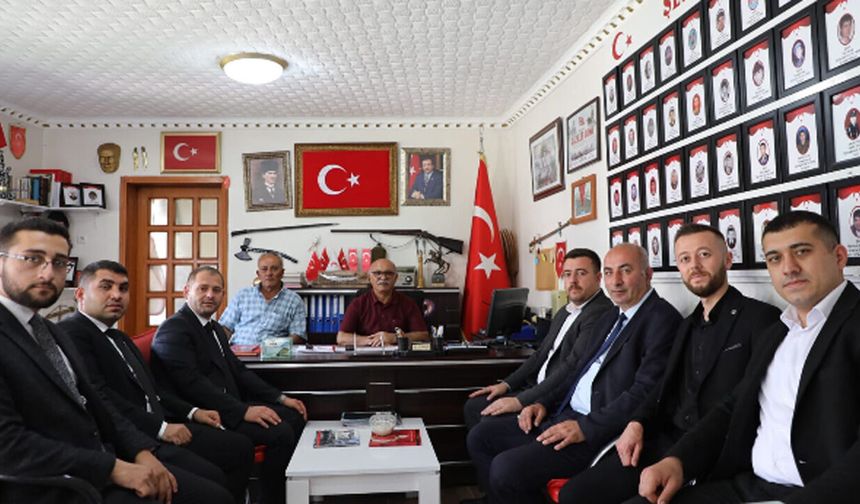 Alaca Ülkü Ocakları’ndan şehit aileleri ve gaziler derneğine ziyaret