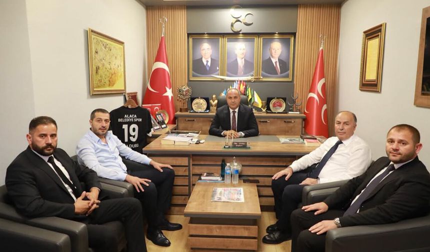 MHP Çorum İl Başkanı Çıplak’tan Alaca teşkilatlarına ziyaret