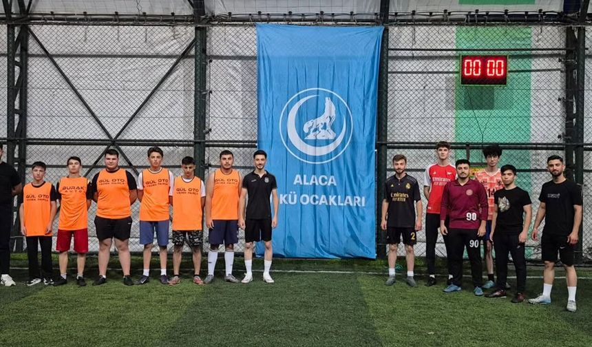 Alaca Ülkü Ocakları’ndan gençlere spor ve sağlıklı yaşam mesajı