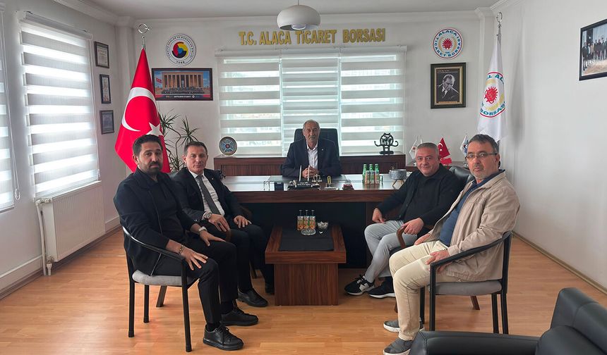 Yılmaz Kaya’dan Alaca Ticaret Borsası’na ziyaret