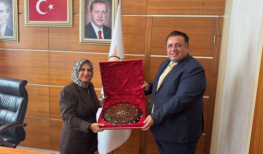 Oğuzhan Kaya'dan Alacalı Prof. Dr. Hülya Terzioğlu'na ziyaret