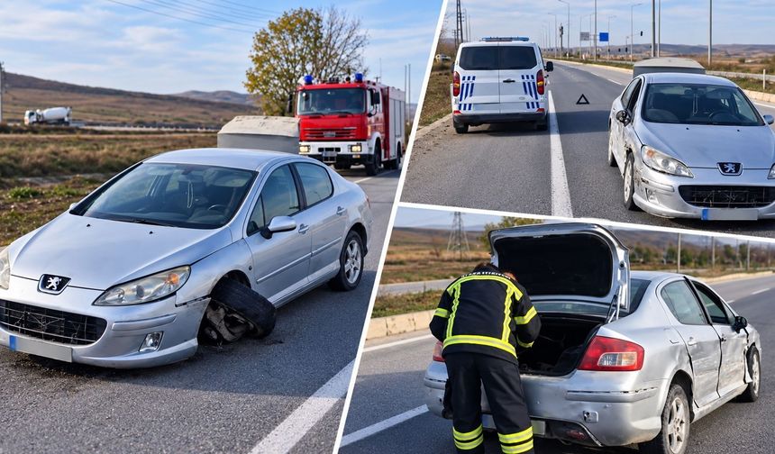 Sanayi Kavşağı’nda kaza: 1 yaralı