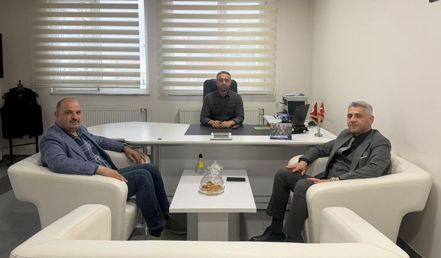Mücahit Gürsoy’dan Şube Müdürü Oduncu’ya Ziyaret