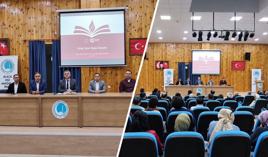 Öğretmenlere ortak  sınav bilgilendirmesi